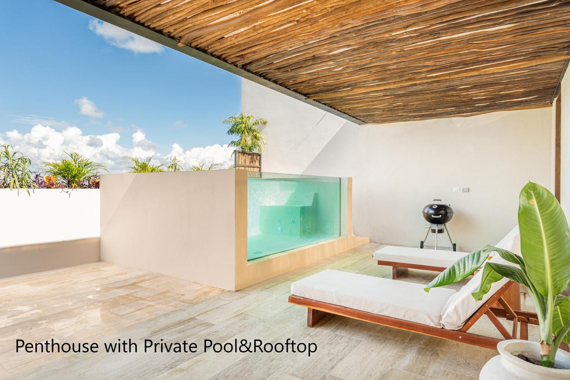Extraordinary 2Br Apartment In Fully Equipped Hotel In Tulum Тулум Екстер'єр фото